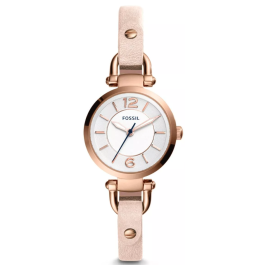 Pasek do zegarka Fossil ES4340 Skórzany Różowy 8mm